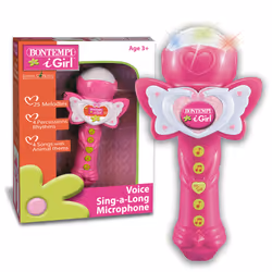 Bontempi Voice sing-a-long Microphone with light effects