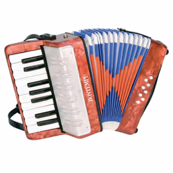 Bontempi 33 1730, Instrument de musique jouet, Accordéon, 4 an(s), 1,28 kg, Multicolore