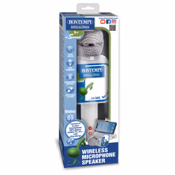 Bontempi Wireless Speaker Microphone, Microphone jouet, 5 an(s), Multicolore