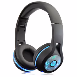 Bontempi 48 3001, Avec fil &amp;sans fil, Appels/Musique, 20 - 20000 Hz, 190 g, Casque, Noir