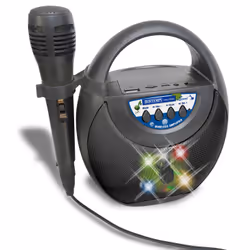 Bontempi Wireless amplifier with microphone, Jouet musical, 5 an(s), Noir