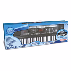 Bontempi Digital Keyboard with 61 full with keys, Instrument de musique jouet, Clavier MIDI, 5 an(s), Multicolore