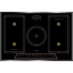 Kaiser Induktion Kochfeld Table de cuisson à induction 77cm FREE ZONE PowerBoost 43 KW 5 QuickHeat Table de cuisson