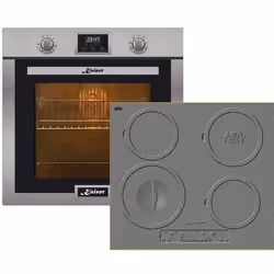 Kaiser Four Set EH 6323 + KCT 6705 RI HERD Autonome inox Four électrique+plaque de cuisson à induction 60 cm