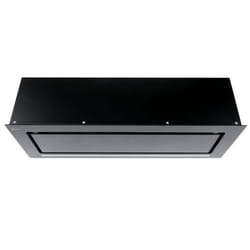 GURARI GCH E 217 BL 90 PRIME+filtre à charbon Hotte aspirante 90 cm en noir 1000m³/h+filtre à charbon