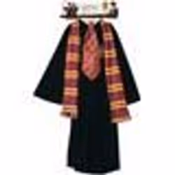 Déguisement Harry Potter - Robe Gryffondor écharpe cravate et baguette magique - Enfant - Rubies