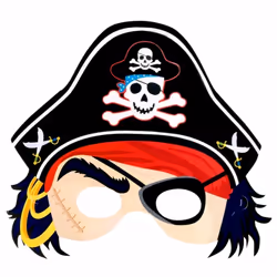 Amscan Pirate Party - Masque, 3 an(s)