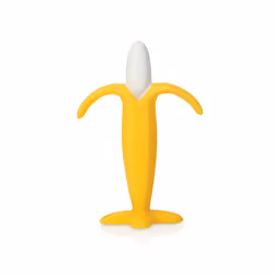 Nuby ID6868, Garçon/Fille, 3 mois, Silicone, Blanc, Jaune