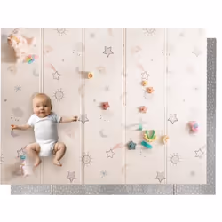 Tapis dÉveil Réversible - NUBY - 200 x 150 x 1 cm - Arc-en-Ciel