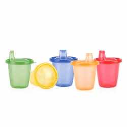 Nuby 6 Gobelets Picnic 210ml, Régler, 0,21 L, Multicolore, Plastique, 6 pièce(s), 230 mm