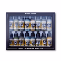 Vallejo 71.193, 17 ml, Bleu, Marron, Vert, Gris, Violet, Jaune, Mat, Bouteille