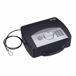 MASTER LOCK P008EML, Coffre-fort portable, Noir, Code, 2,17 L, Acier, 4 mm