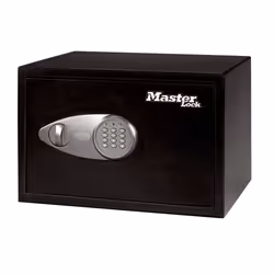 MASTER LOCK Coffre-fort combinaison lectronique - format M, Noir, Gris, Verrouillage à combinaison, Acier, 350 mm, 270 mm, 22 ...