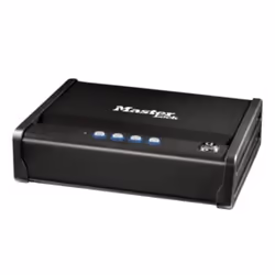 MASTER LOCK MLD08E, Noir, Verrouillage à combinaison, Clé, 2,3 L, Acier inoxydable, Mur, Batterie