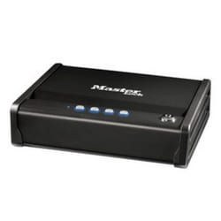 MASTER LOCK MLD08E coffre-fort Acier inoxydable Noir