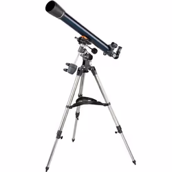 Celestron Astromaster 70EQ, Noir, Acier, Starry Night Basic Edition, SkyPortal App, 914 mm