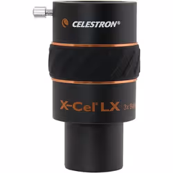 Celestron CE93428, Adaptateur pour télescope, Noir, Aluminium, 3x, 3,18 cm, 3,18 cm