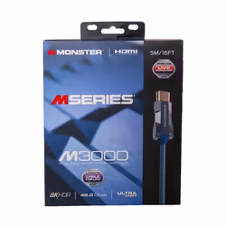 Câble HDMI MONSTERCABLE M3000 UHD 8K DOLBY VISION HDR 48GBPS 5M
