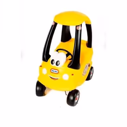 Voiture pour enfant - LITTLE TIKES - Cozy Coupé Taxi Cab - Jaune - 18 mois à 5 ans - Klaxon inclus
