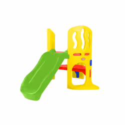 Little Tikes Hide &amp; Slide Climber, 2 an(s), Vert, Jaune
