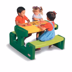 GP TOYS Little Tikes - Grande Table Pique-Nique verte, 3 an(s), 10,5 kg