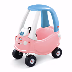 Little Tikes Cozy Coupe Princess, 1,5 an(s), 4 roue(s), Plastique, Bleu, Rose, Blanc