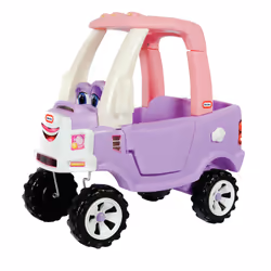 Little Tikes Cozy Truck Princess, 1,5 an(s), 4 roue(s), Plastique, Rose, Violet, Blanc, Batteries requises