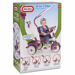 Little Tikes 4 in 1 Sports Edition Trike tricycle Enfants Propulsion avant Droit - Vue supplémentaire 4