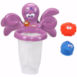 Little Tikes Sparkle Bay Octo Hoops, Jouet de bain, Garçon/Fille, 1,5 an(s), Effets lumineux, AG13, Plastique