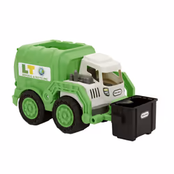 Little Tikes Dirt Diggers Real Working Truck- Garbage Truck, Camion-poubelle, 2 an(s), Plastique, Noir, Vert, Gris