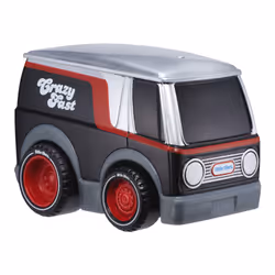 Little Tikes Crazy Fast Pullback Cars Series 2- Van (70's)