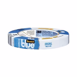3M 2090-18E, Ruban de masquage pour peintre, Bleu, Vitrocéramique, Verre, Métal, Plastique, Bois, 54,8 m, 18 mm