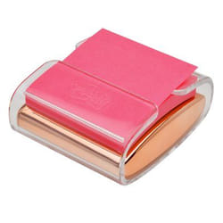 Post-It Pop-up Notes Dispenser, Rose Gold base, for 3 in x 3 in Notes, 1 Dispenser and 1 Pad/Pack, Pink Super Sticky Notes, 45 Sheets/Pad Or, Rose, Rouge