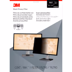 3M Filtre de confidentialité pour moniteur 19.5 po, 16:10, PF195W1B