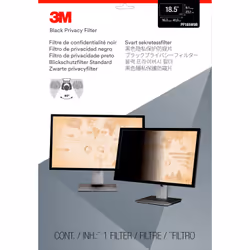 3M Filtre de confidentialité pour moniteur 18.5 po, 16:9, PF185W9B