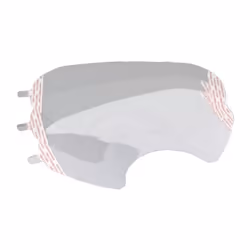 Décoller la couverture de la visière 3M 6700/6800/6900; transparent
