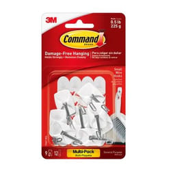 Command 70006958246 Intérieure Crochet universel Acier inoxydable, Blanc 9 pièce(s)