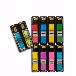 POST-IT Lot de 10 distributeurs de 59 marque-pages - Couleurs classiques