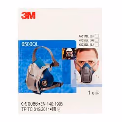 3M 70071668159 masque respiratoire réutilisable Masque respiratoire mi-visage Respirateur purificateur d'air