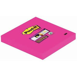 3M 654SPI Post-it Carré Rose 90 feuilles Auto-adhésif