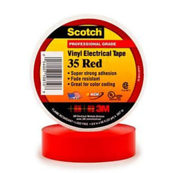 3M 35-RED-3/4 20,1 m PVC Rouge