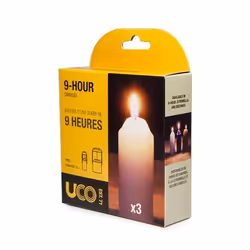 UCO L-CAN3PK bougie en cire Cylindre Blanc 3 pièce(s)