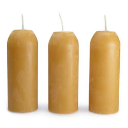 UCO 12-Hour Beeswax Candles bougie en cire Cylindre Naturel 3 pièce(s)