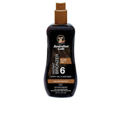 Sunscreen SPF6 spray gel with instant bronzer 237 ml