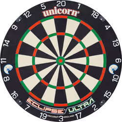 Unicorn Eclipse Ultra, Cible de fléchettes, Multicolore, Soie, Rond, Chine, 45,5 cm