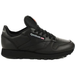Basket - REEBOK - Classic Leather Mono - Homme - Noir - Cuir - Lacets