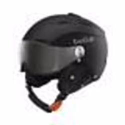 BOLLE Casque de ski Blackline Visor - 59/61 cm - Noir et gris argenté