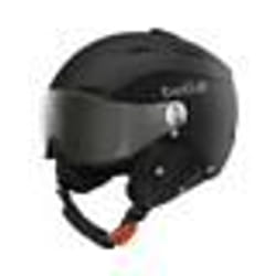 BOLLE Casque de ski Blackline Visor - 59/61 cm - Noir et gris argenté