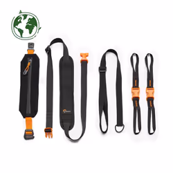 Lowepro GearUp, Mallette d'équipement, Polyester, Noir, Orange, 12 cm, 260 mm, 20 mm