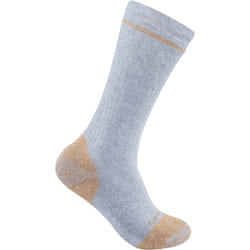 Carhartt Cotton Blend Steel Toe Boot Socken (Pack de 2), gris, taille L XL pour Hommes